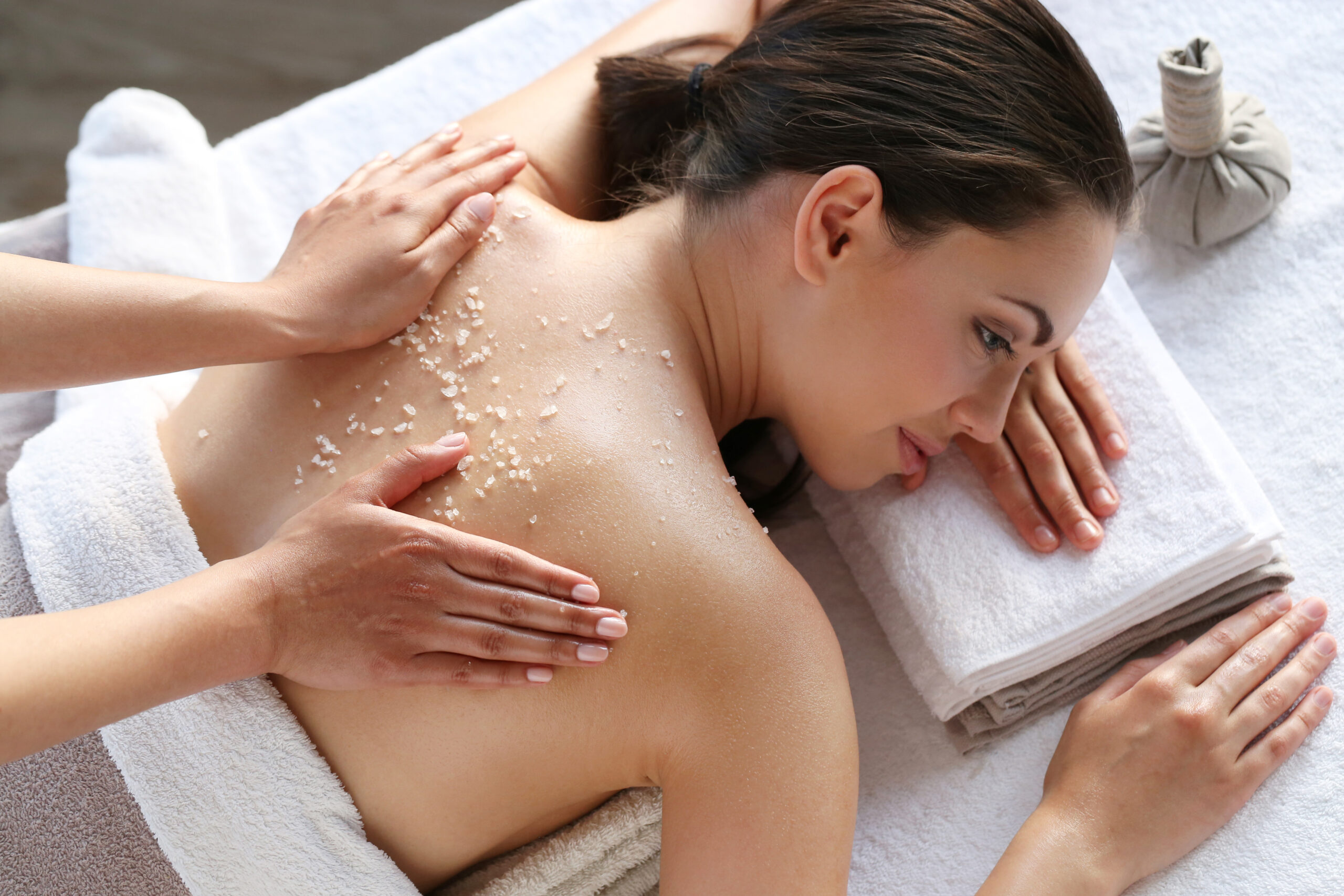 Beauty. Girl in the spa salon